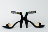 "Lindsey Blair" Shoes - Glass on ankle strap