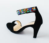 "Lindsey Blair" Shoes - Glass on ankle strap